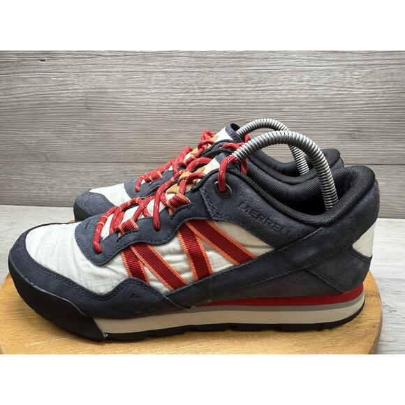 Merrell Shoes Mens 8.5 Burnt Rock Sneakers Suede Casual Running Hiking Lifestyle - Picture 2 of 9